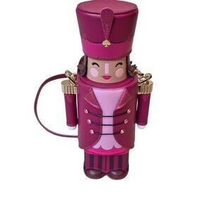 Kate Spade Oh What Fun 3D Nutcracker Crossbody Burgundy
